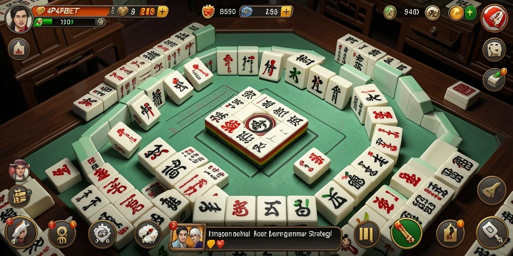 Tampilan gameplay Mahjong yang menarik di 4P4PBET.