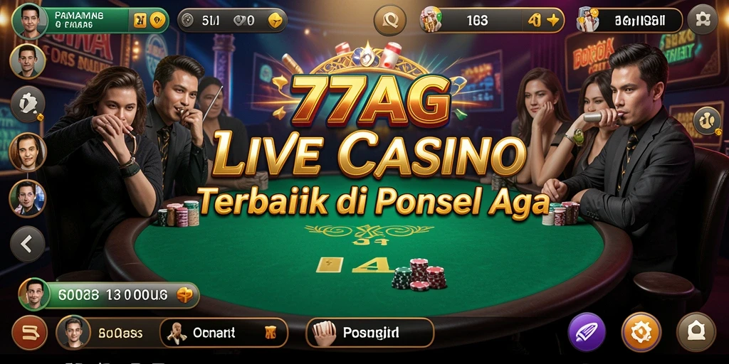 Gameplay Live Casino yang mendebarkan dengan dealer langsung.