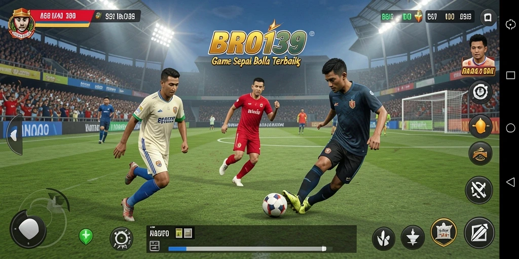 Screenshot gameplay <strong>BRO138</strong> yang menampilkan aksi seru di lapangan.