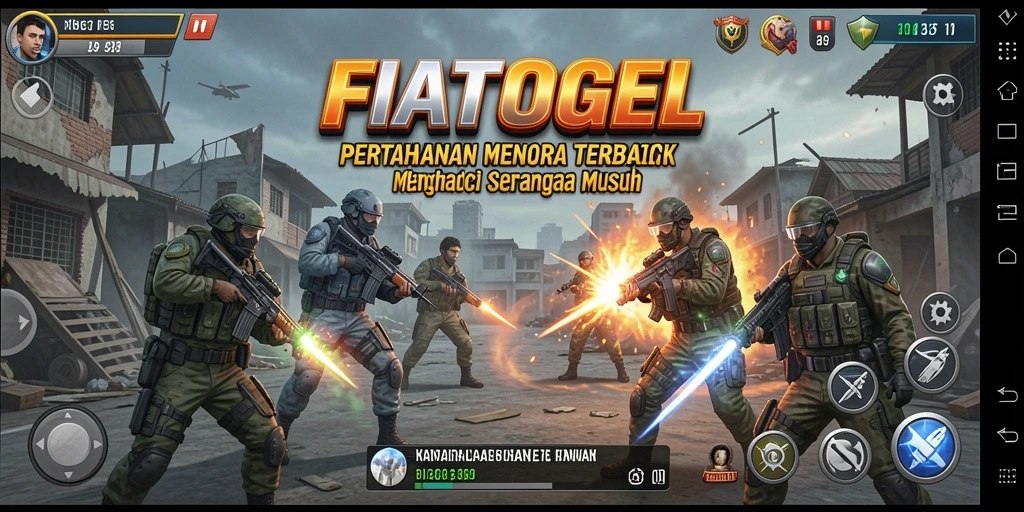 Gameplay menara pertahanan yang intens dan mendebarkan.