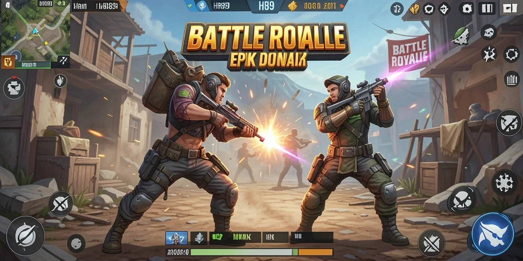 Gameplay seru dengan pertempuran intens di HR89.