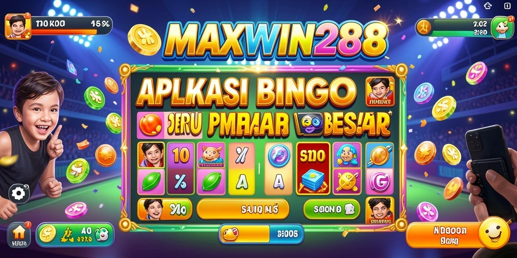 Screenshot utama MAXWIN288 menunjukkan gameplay Bingo yang seru dan interaktif.