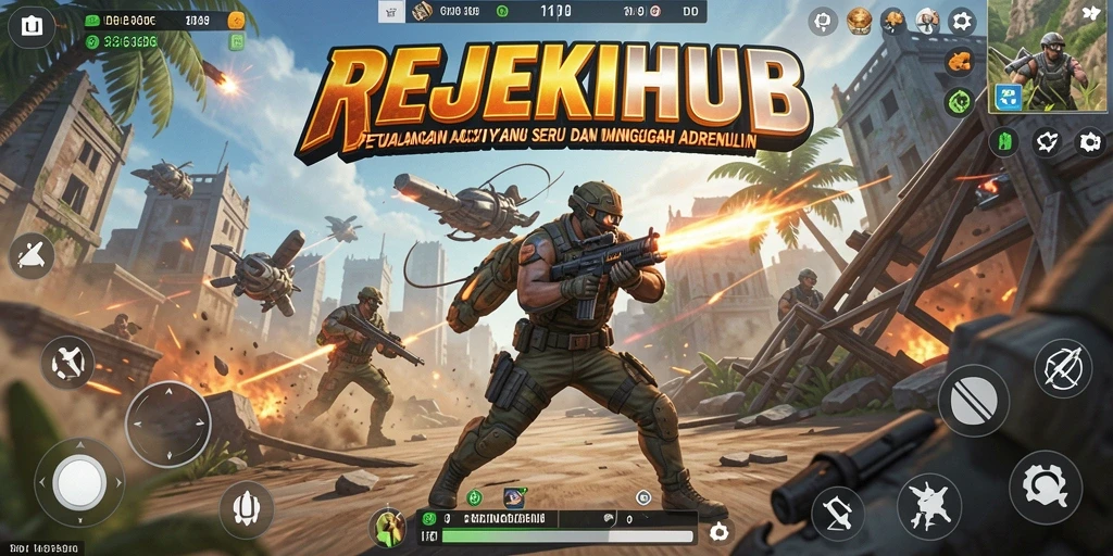Gameplay seru dan mendebarkan di REJEKIHUB.