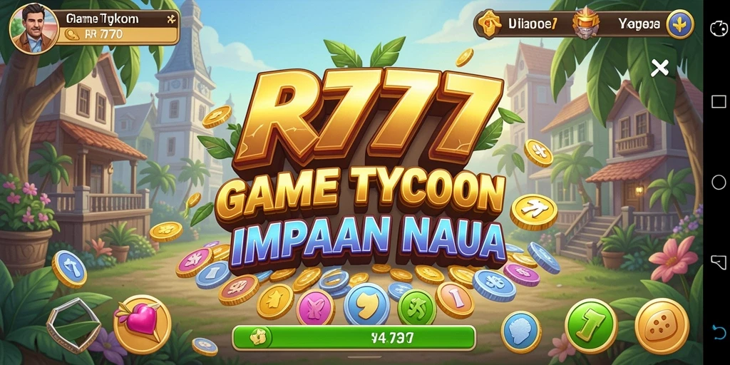 Screenshot dari gameplay RR777 yang menunjukkan aktivitas manajemen bisnis.