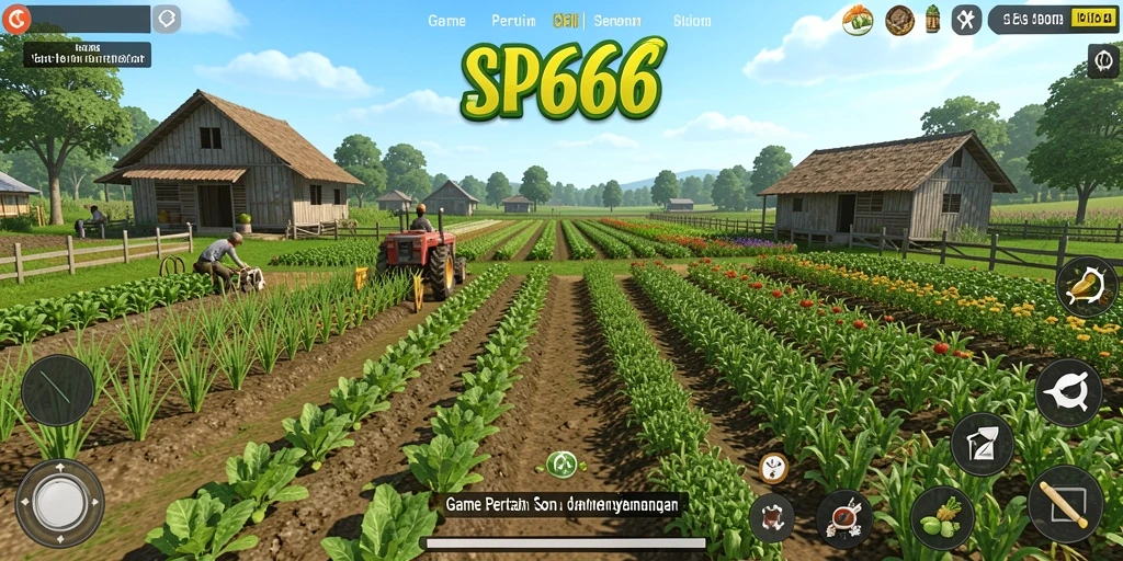 Tangkapan layar gameplay <strong>SP666</strong> menunjukkan keseruan bertani yang menakjubkan.